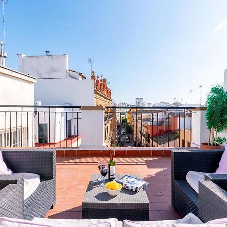 Luminoso Ático con Terraza, Calle Antonia Diaz Sevilla Exterior foto